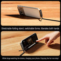 240/65w Fast Charging Foldable Bracket Data Cable 2-in-1 Data Wire Foldable Phone Tablet Stand Type-C to Type-C /USB-A to Type-C